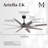 Ariella - Eight Blade Ceiling Fan - Integrated LED-2128242480-2128242510