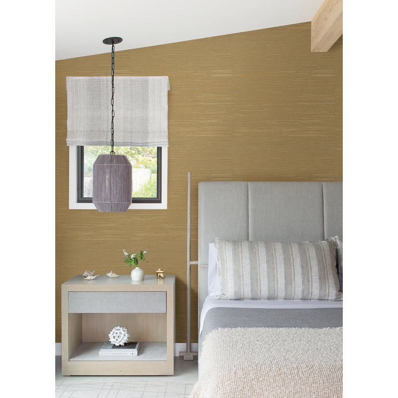 Zhilan Grass Cloth Wallpaper Roll, Natural