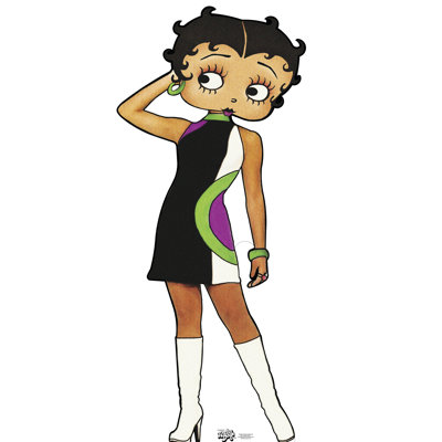 Accroche en carton rétro boop betty
