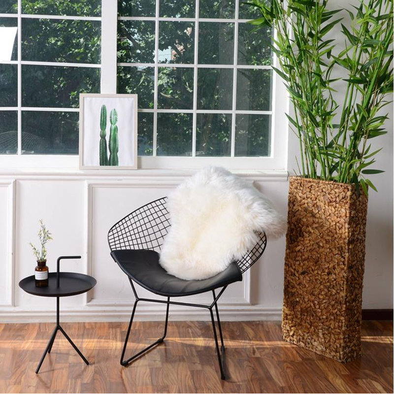 Onion Creek Faux Leather Accent Chair, Black 