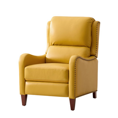 Beecher 29" Genuine Leather Push-Back Recliner