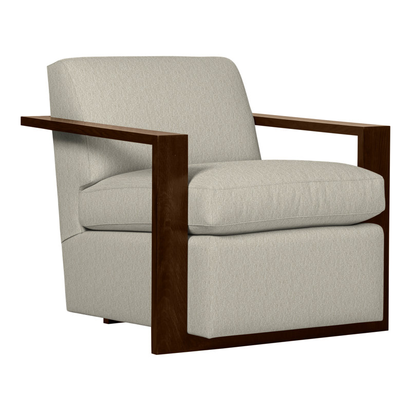 Thom Filicia Home 32" Wide Upholstered Armchair, Wrenn, Ian Smoke