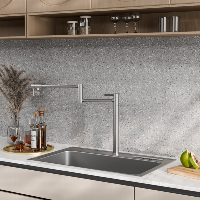 Dilon Kitchen Faucet, Polished Chrome