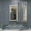 Armoire à pharmacie Hennagan avec miroir et 4 tablettes réglables-1501459039-1501459025