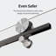 Porte de douche simple sans cadre à fermeture en douceur avec verre trempé de 5/16 po (8 mm) Bafv l 44-48 po x H 76 po-112928288