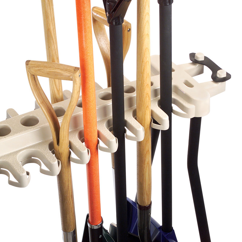 Suncast Garden Tool Rack With Wheels