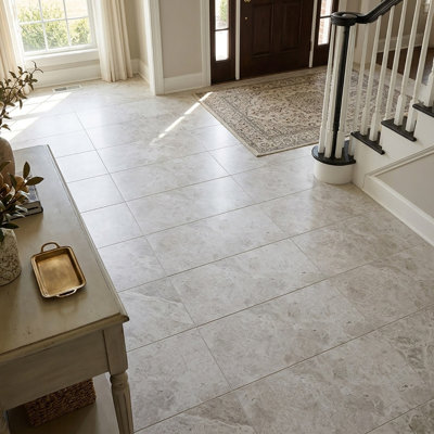 Galaxy Silver Polished 12x24 Limestone Tile