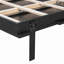 Lit escamotable avec tablettes de rangement, lumières DEL et placage de chêne-130001237