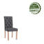 Lyana Tufted Fabric Dining Chairs with Rubberwood Legs-1015278501