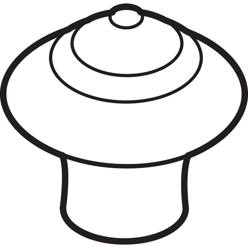 Bathroom Lift Rod Finial, Chrome