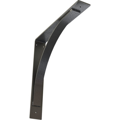 3"W x 20"D x 20"H Morris Steel Bracket, Hammered Gray