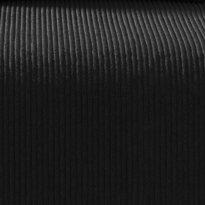 Canapé-lit 2 pièces sans chaise avec fauteuil Jordan, Noir