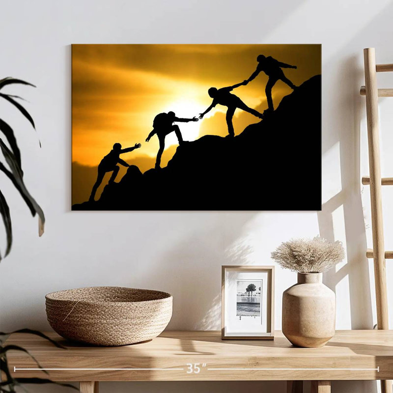 Sireci Climbing Teamwork, 16" H x 24" W