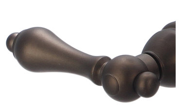 2-handle Bathroom Faucet, Porcelain Lever Handles, Oil Rubbed Bronze
