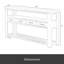 Console moderne pour salon avec 4 tiroirs et 2 tablettes-1027537320