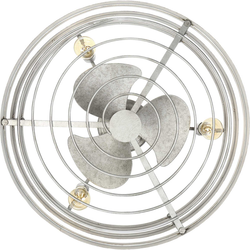 Gulliver 23.5" Ceiling Fan with Light Kit, Galvanized
