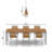 7"W Bayarmaa Textured Glass Bell-Shaped Pendant Lamp-979442805