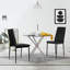 Galghard Tempered Glass Indoor Dining Table