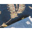 Tapis de surface en laine bleu/gris 9 pi 1 po x 12 pi one-of-kind-noué la main Bearfield