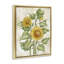 Cadre flottant à motif floral tournesol, design par Paul Brent-15462450-15462451
