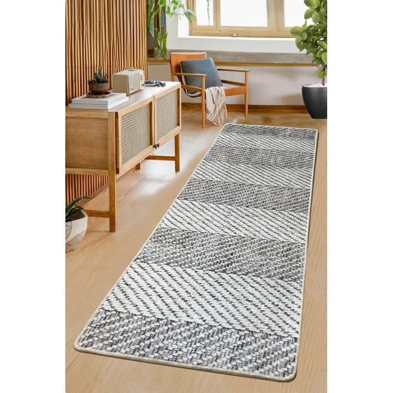Fleeton Striped Area Rug, Rectangle 150 x 300cm