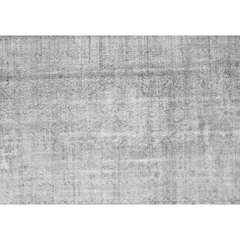 Tapis gris tissé à la machine Yannira, Rectangle de 5 pi x 8 pi