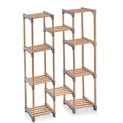 Wood Multipurpose 10-Tier Shelf
