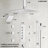 Ceiling Mount 16" High-Pressure Rainfall Shower Faucet, Dual Rainfall Shower Head System with Thermostatic Valve-109486860