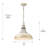 Mercado 1-Light Dimmable Shaded Pendant -1633339434