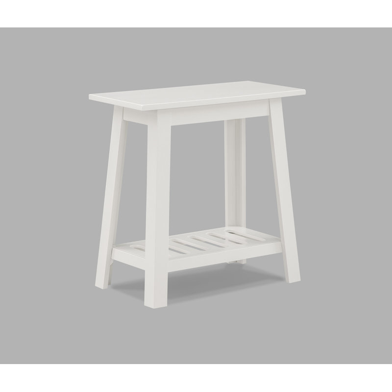 Gohar End Table, White