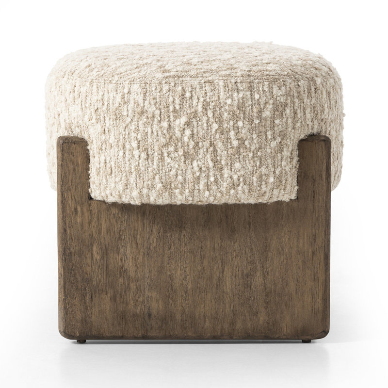 Orlando Accent Stool, Solema Cream, Acrylic