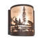 1 - Light Flush Mounted Sconce