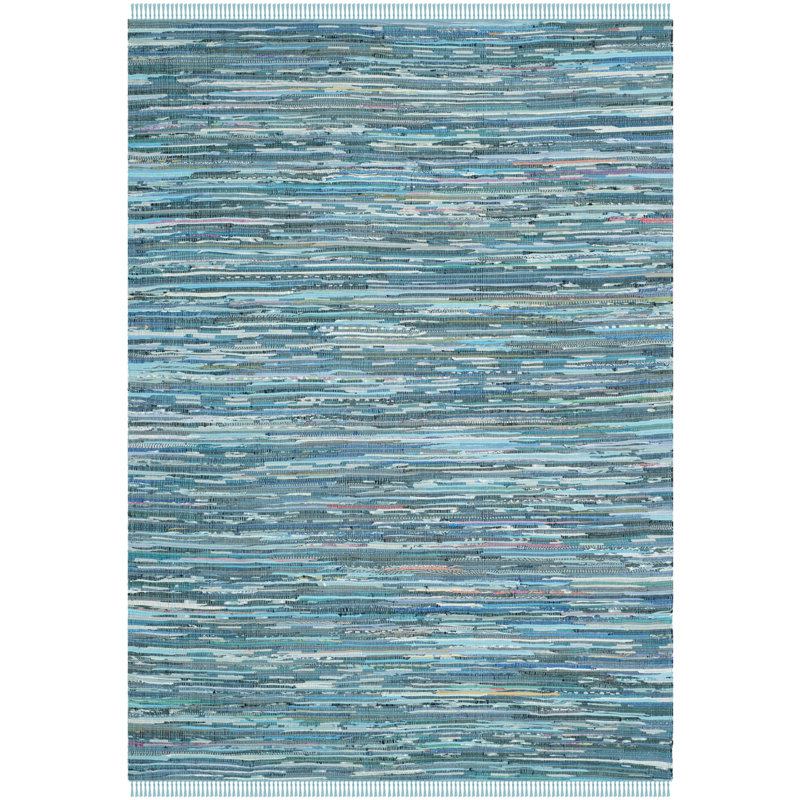 Dunkle Hand Woven Cotton Rug, Rectangle 183 x 274 cm