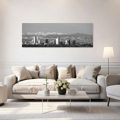 Denver Colorado USA 1 Piece Wrapped Canvas Panoramic Wall Art