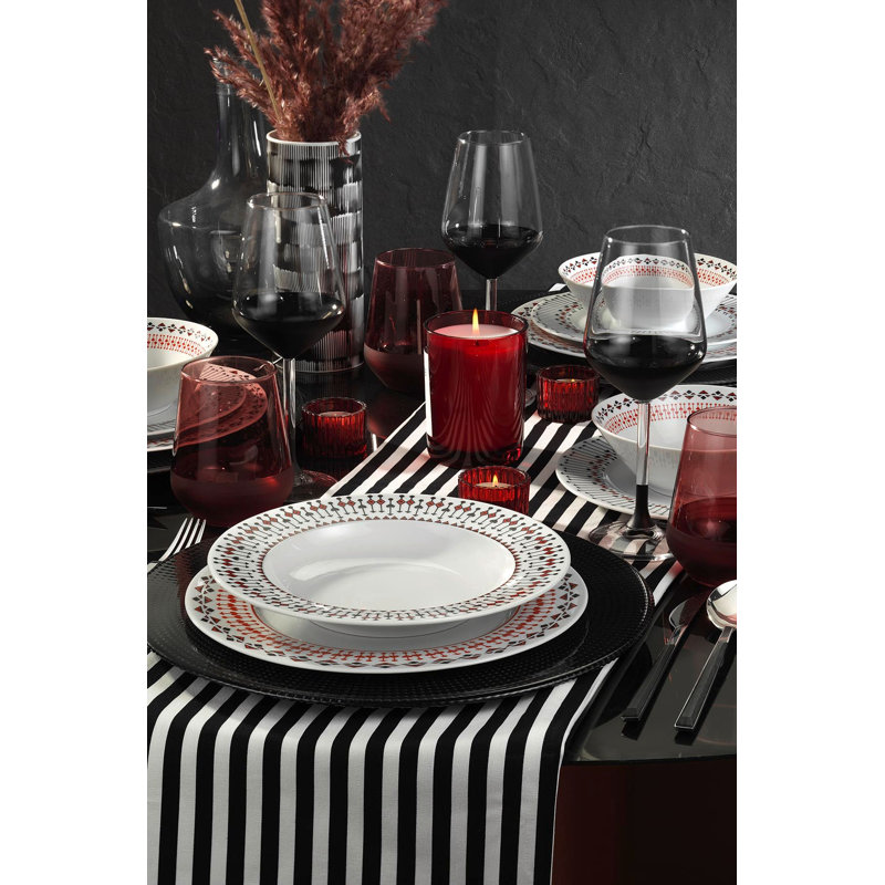 Rafiul Piece Dinnerware Set - Service for 6
