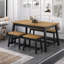 Staton Solid Wood Bench-2045057162-2045057163