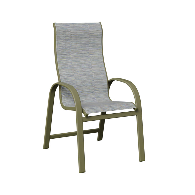 Chaise berçante à haut dossier berlinois Berlin Gardens, Canne des Caraïbes, Vert sauge