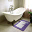 Tapis rectangulaire antidérapant pour salle de bain-122103222-42101511-42101507