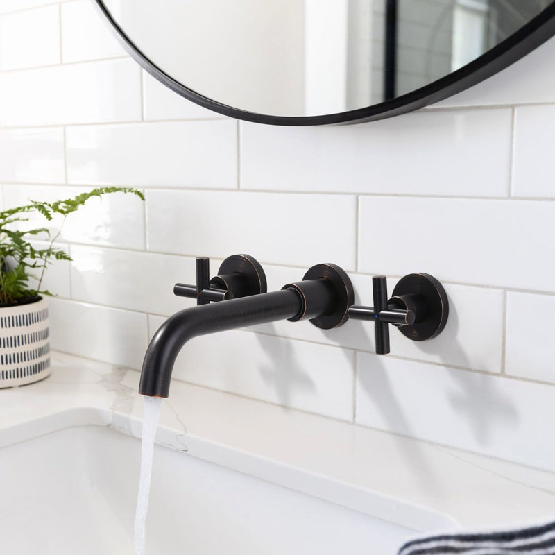 2-handle Bathroom Faucet, Oil Rubbed Bronze