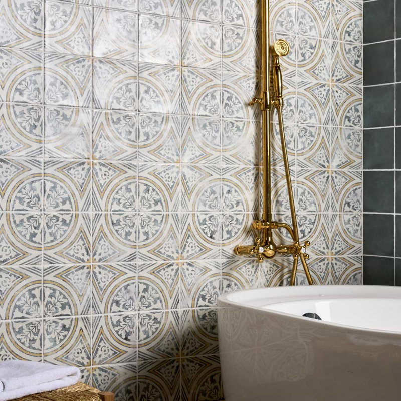 Paula Purroy Talia 5x5 Matte Ceramic Tile, Agusti