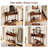 44" Vintage Console Table, Entryway Table, Sofa Table, Hallway Table, 100% Solid Rubberwood, Arched Panel, Hand-Turned Bobbin Legs