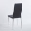 Ensemble de 4 chaises, pieds chromés-121045126