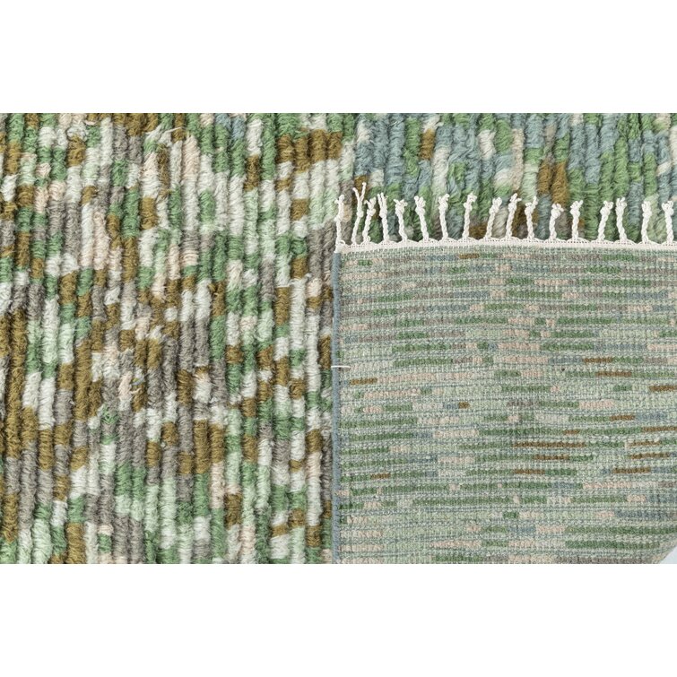 NuStory Newell Turner Fieldstone Moss 5' x 8' Area Rug - Green