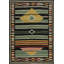 Tapis moderne kilim 8 x 10 avec motifs géométriques audacieux