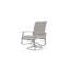 Belle Isle Sling Aluminum Frame Dining Height Swivel Rocker with Marine Grade Polymer Arm Accent-1423647161-1423646792