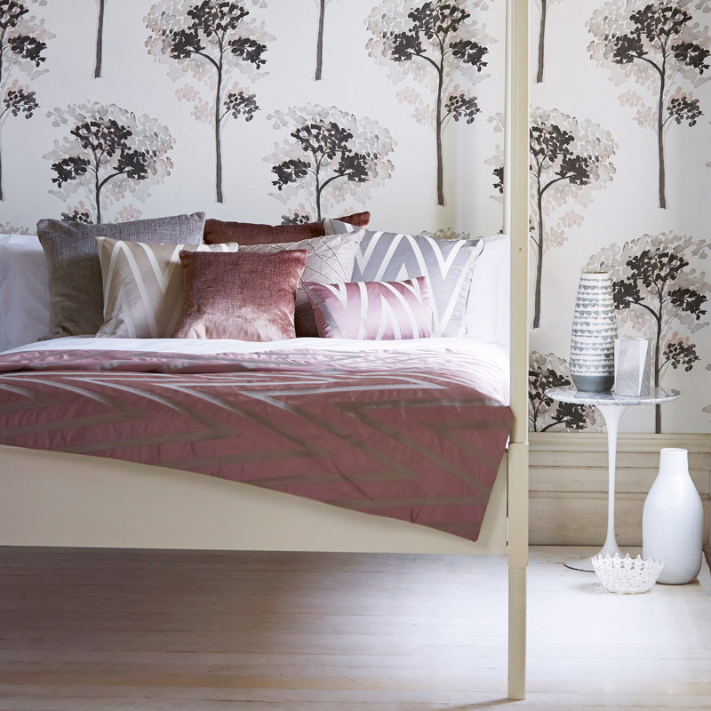 Katsura 10.05m x 68.6cm Wallpaper Roll, Pewter