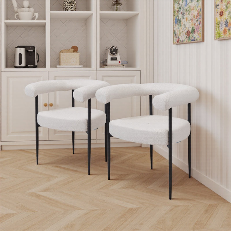 Teddy Upholstered Armchair, White