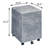 Silver 3-Drawer File Cabinet