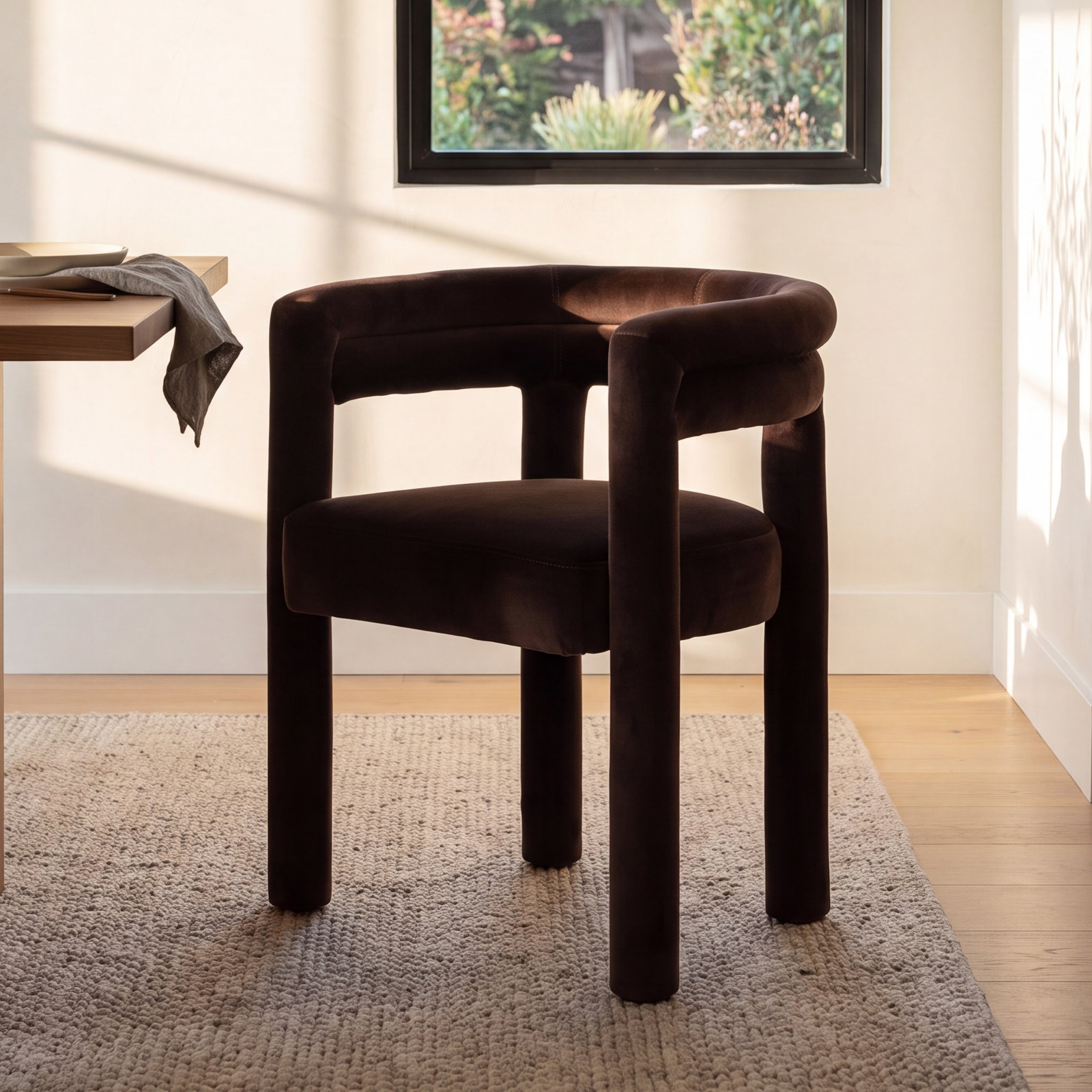 Darryn Dining Armchair, Surrey Cocoa