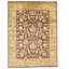 Hand Knotted Wool Oriental Area Rug in Red And Gold
